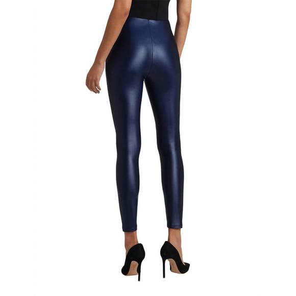NEW COMMANDO matte metallic legging in sapphire - Main Image